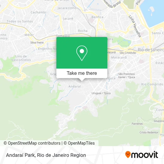 Andaraí Park map
