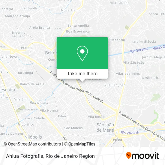 Ahlua Fotografia map