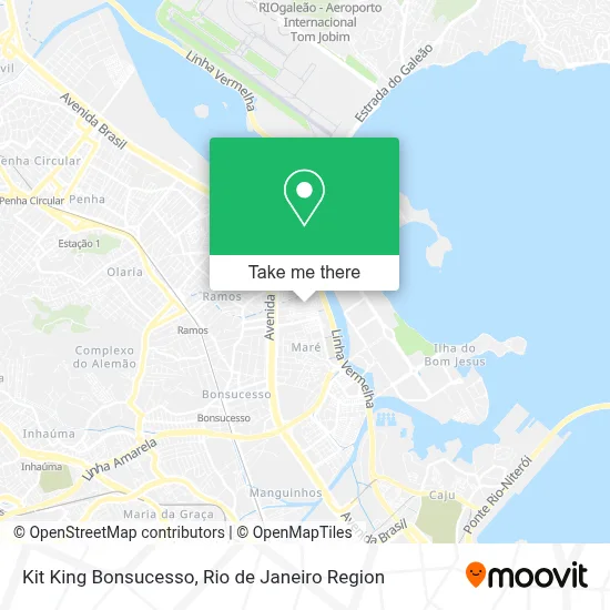 Kit King Bonsucesso map