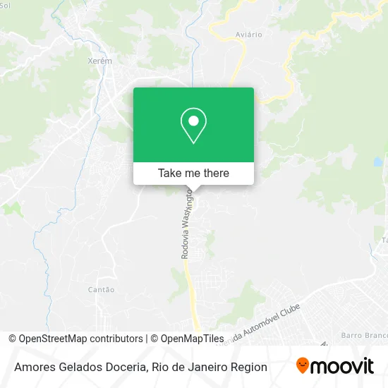 Amores Gelados Doceria map
