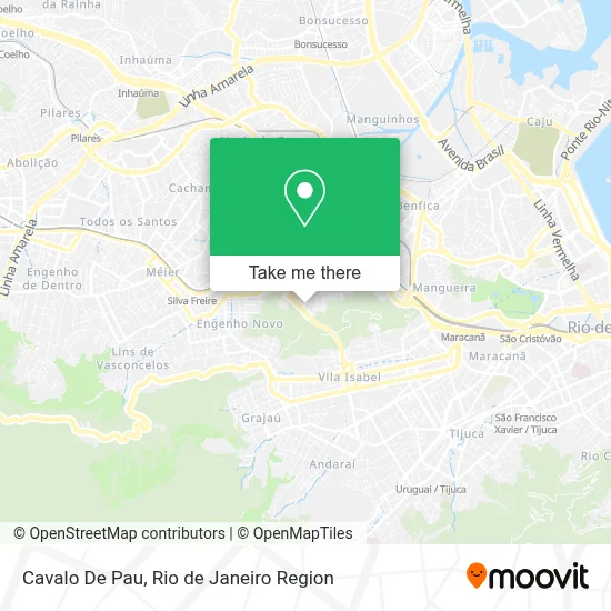 Cavalo De Pau map