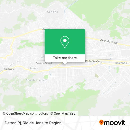 Detran Rj map
