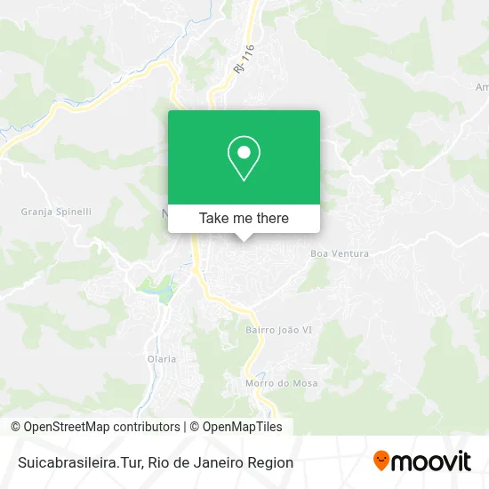 Suicabrasileira.Tur map