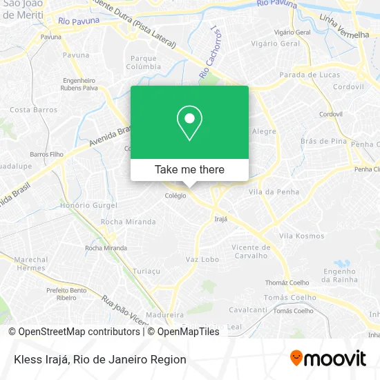 Kless Irajá map