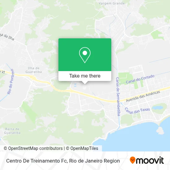 Centro De Treinamento Fc map