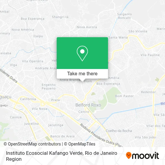 Instituto Ecosocial Kafango Verde map