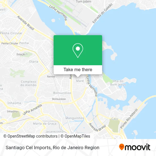 Santiago Cel Imports map