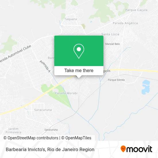 Barbearia Invicto's map