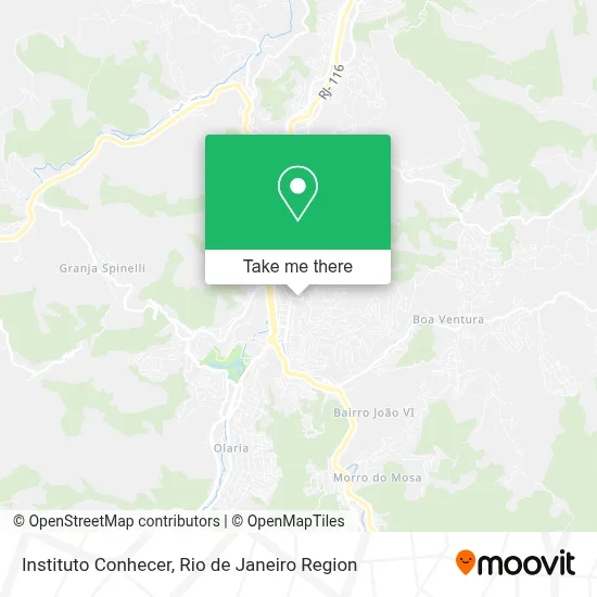 Instituto Conhecer map