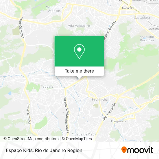 Espaço Kids map