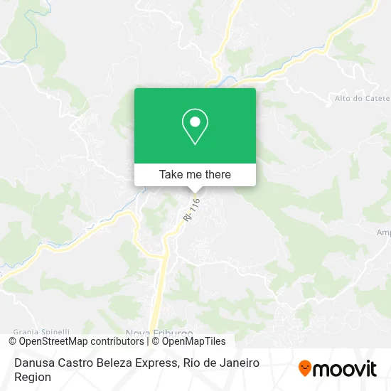 Danusa Castro Beleza Express map