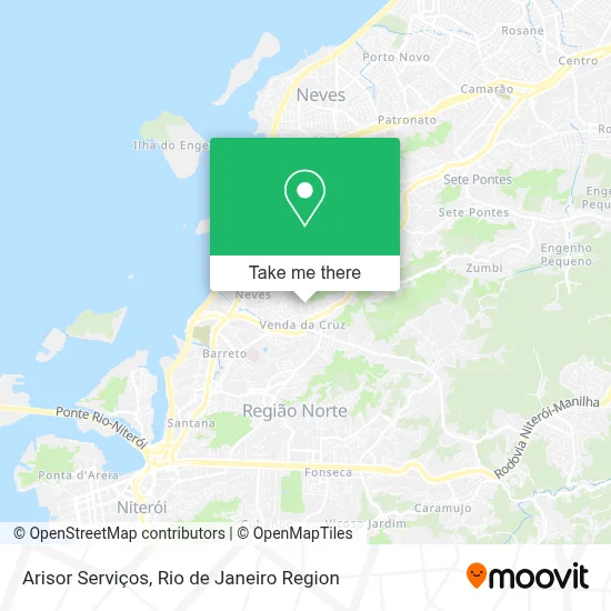 Arisor Serviços map