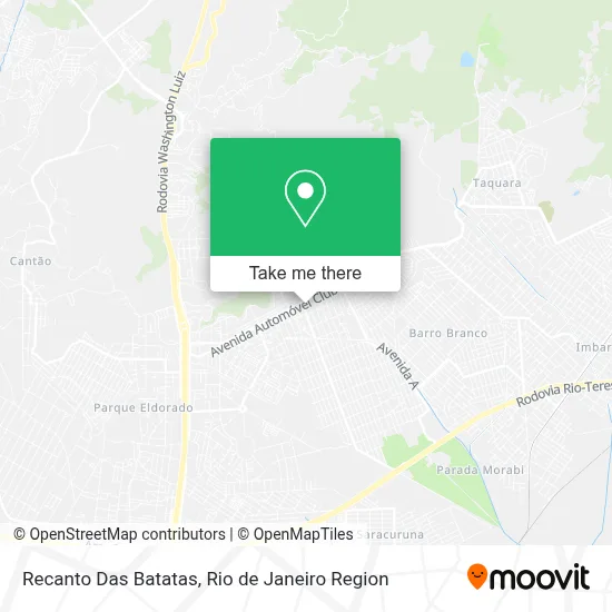 Recanto Das Batatas map