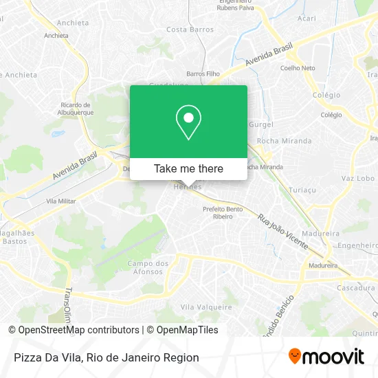 Pizza Da Vila map