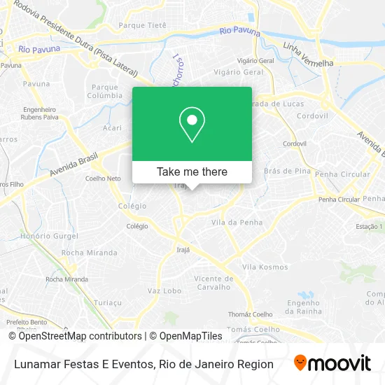 Lunamar Festas E Eventos map