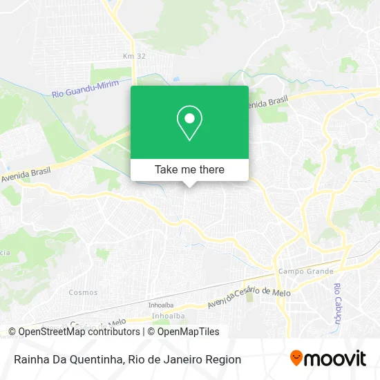 Rainha Da Quentinha map