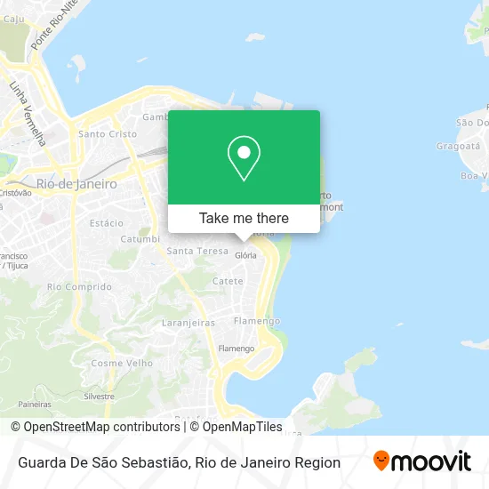 Guarda De São Sebastião map