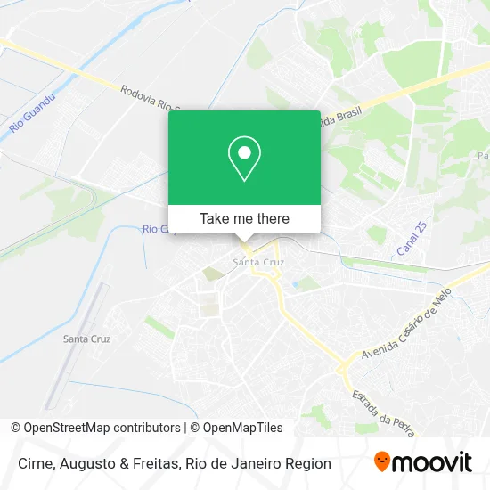 Cirne, Augusto & Freitas map