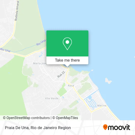 Praia De Una map