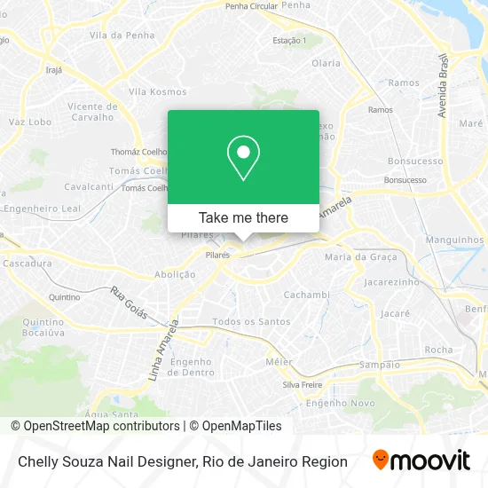 Chelly Souza Nail Designer map