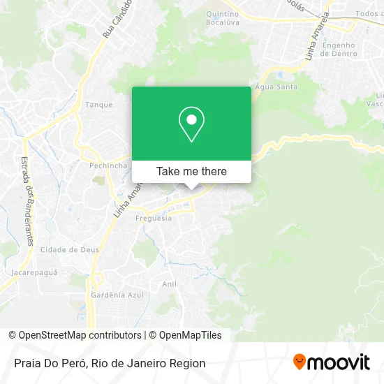Praia Do Peró map