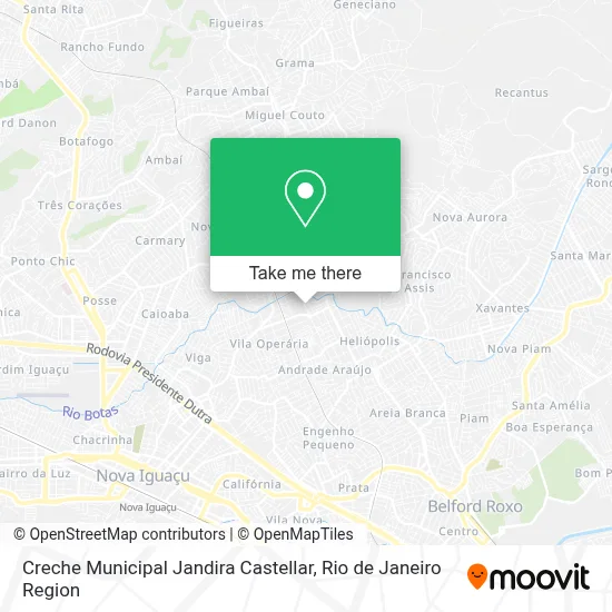 Creche Municipal Jandira Castellar map