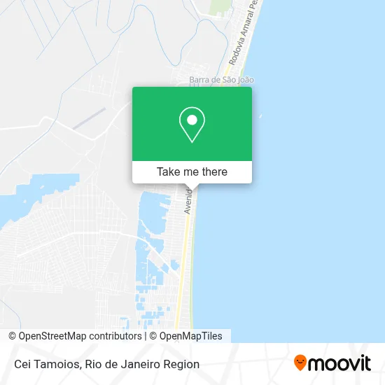 Cei Tamoios map