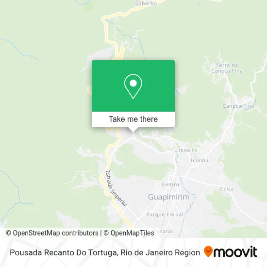Pousada Recanto Do Tortuga map
