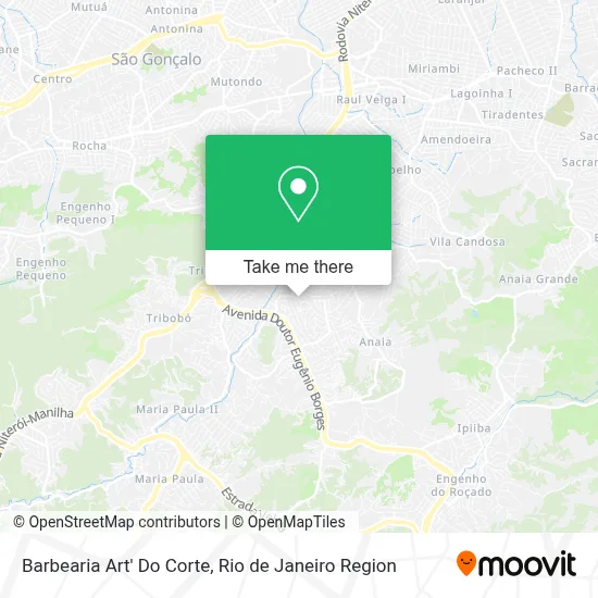 Barbearia Art' Do Corte map
