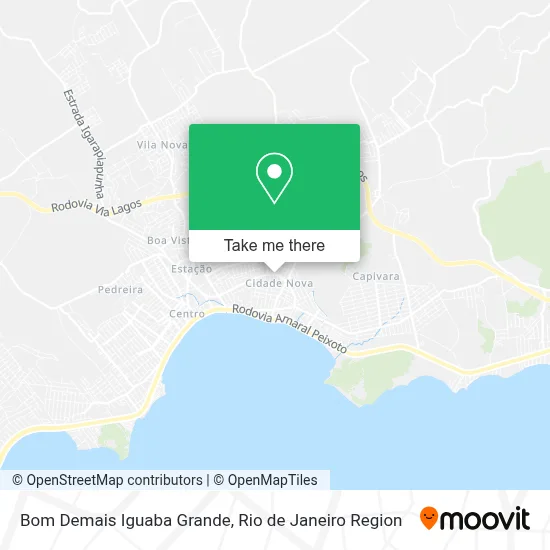 Bom Demais Iguaba Grande map