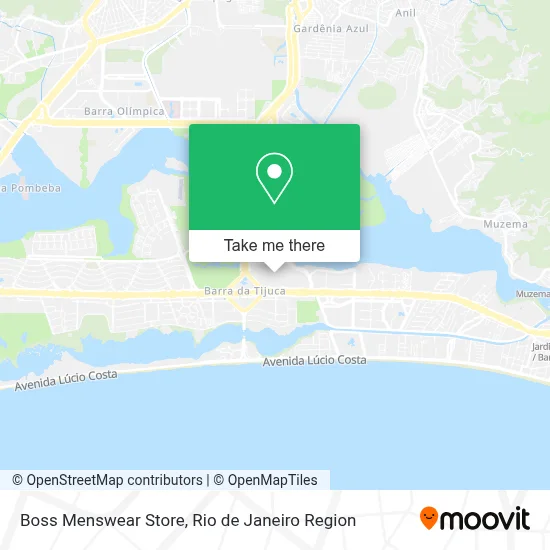 Boss Menswear Store map