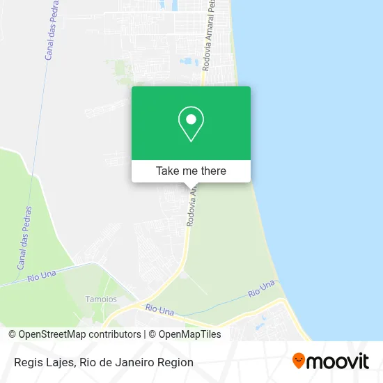 Regis Lajes map