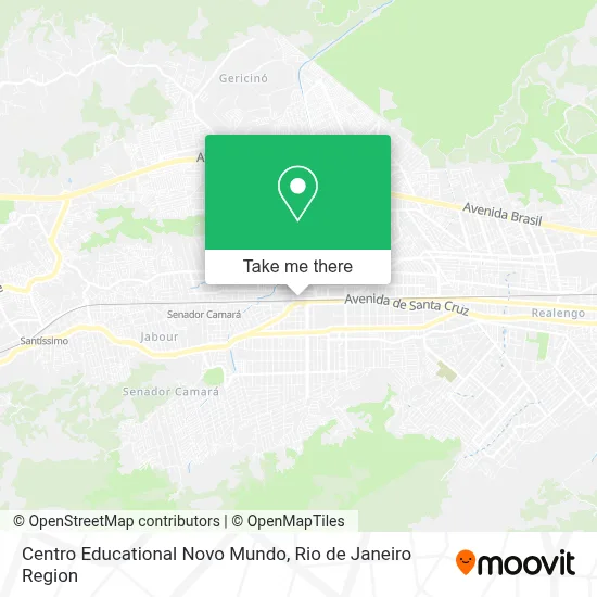 Centro Educational Novo Mundo map