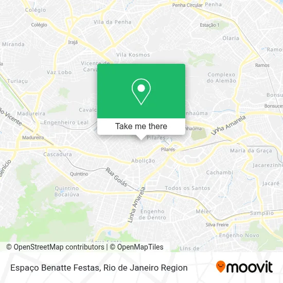 Espaço Benatte Festas map