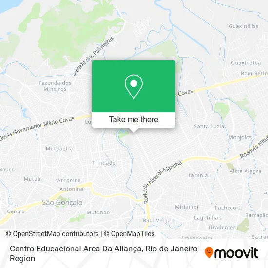 Centro Educacional Arca Da Aliança map