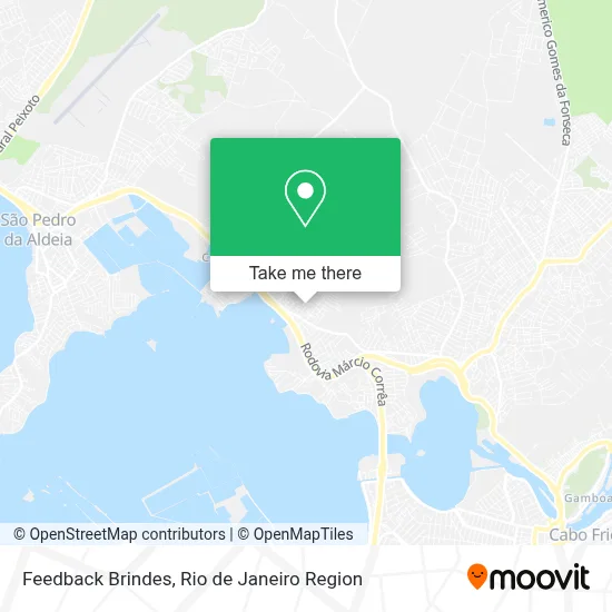 Feedback Brindes map