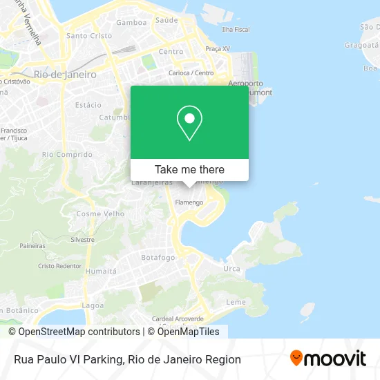 Rua Paulo VI Parking map