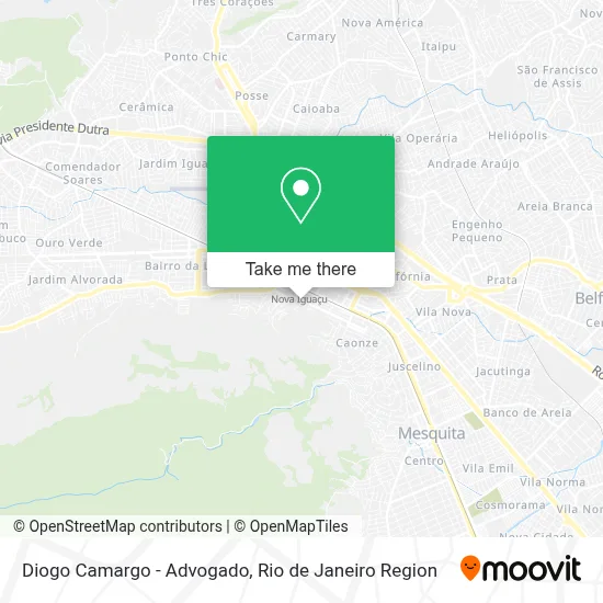 Diogo Camargo - Advogado map
