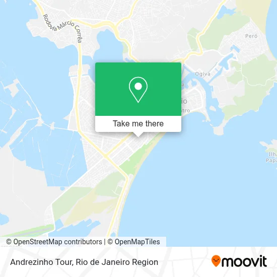 Andrezinho Tour map