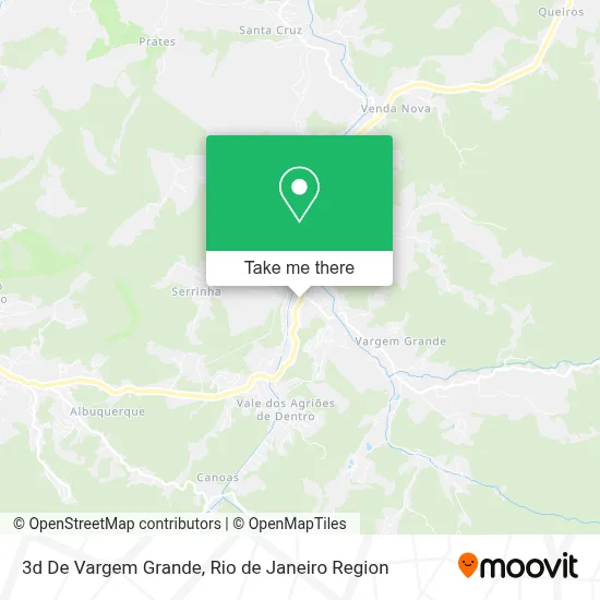3d De Vargem Grande map