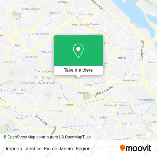 Império Lanches map