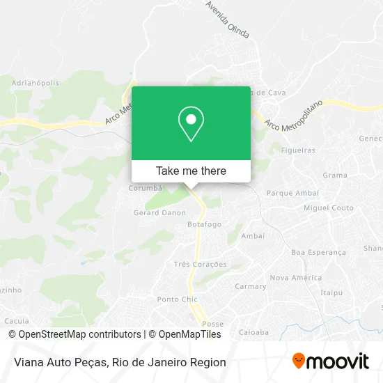 Viana Auto Peças map