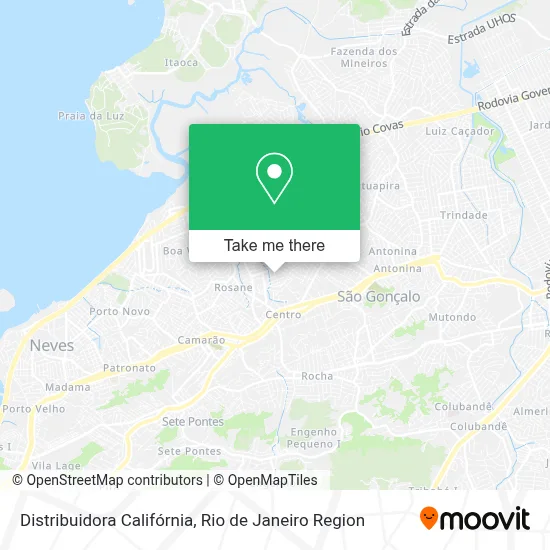 Distribuidora Califórnia map