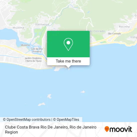 Clube Costa Brava Rio De Janeiro map