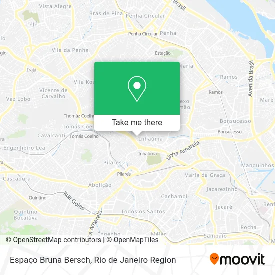 Espaço Bruna Bersch map