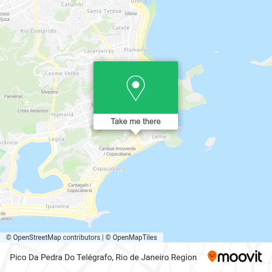 Pico Da Pedra Do Telégrafo map