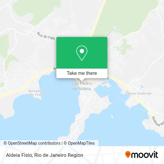 Aldeia Fisio map