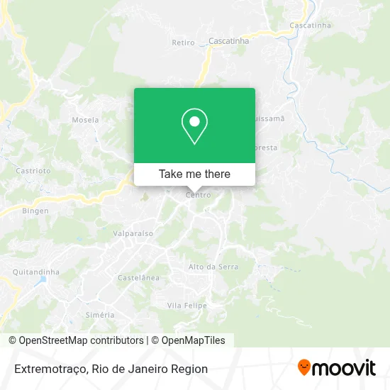 Extremotraço map