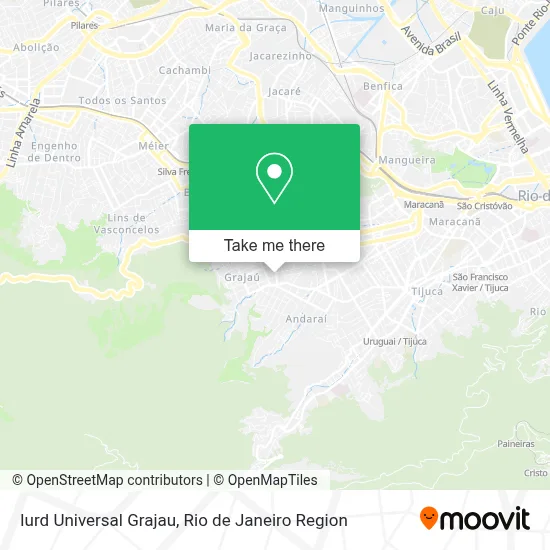 Iurd Universal Grajau map