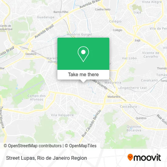 Street Lupas map